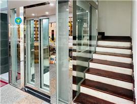 Thang máy kính gia đình nhỏ - Giải pháp tối ưu diện tích nhà ở